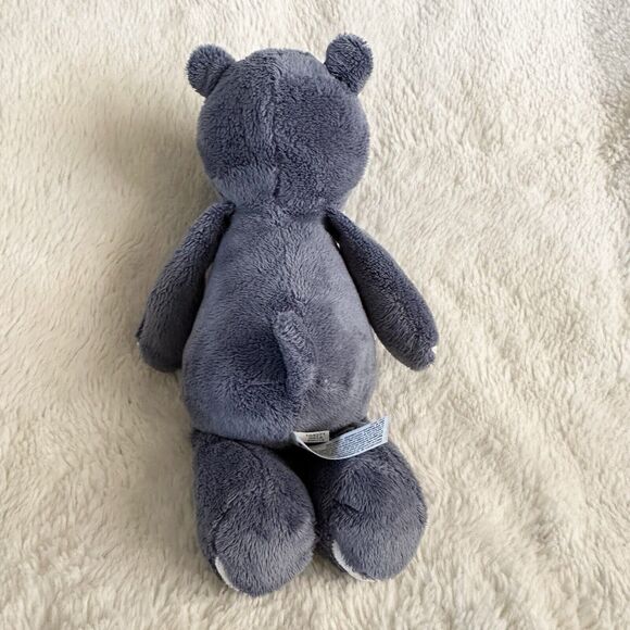 Carters Baby Plush Rhino Rhinoceros Blue Gray Stuffed Animal 10" Lovey Carter’s - Picture 2 of 5